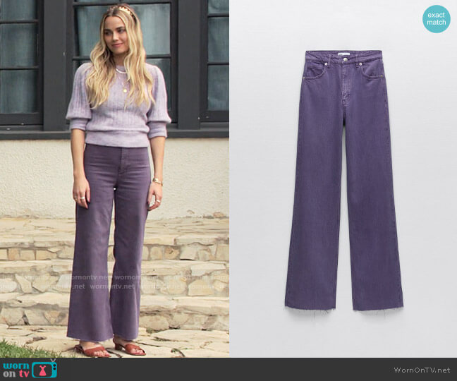 Zara Wide Leg Jeans worn by Maggie (Rebecca Rittenhouse) on Maggie