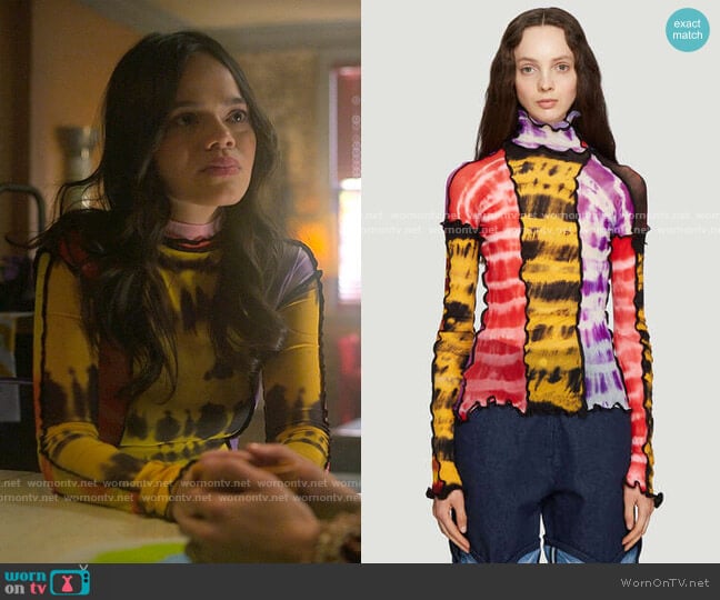 ASAI Passion Hot Wok Top worn by Minnie 'Mouse' Honrada (Malia Pyles) on Pretty Little Liars Original Sin