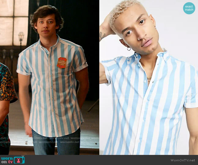 WornOnTV: Ricky's orange striped t-shirt on High School Musical