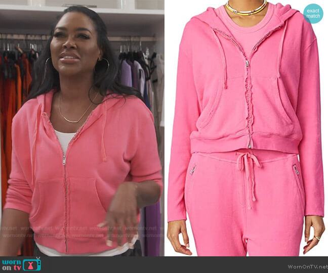WornOnTV: Kenya’s pink distressed hoodie on The Real Housewives of ...