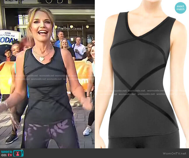 Spanx Hourglass Racerback Tank worn by Savannah Guthrie on Today
