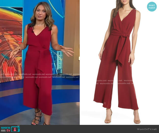 French Connection Bessie Jumpsuit worn by Ginger Zee on Good Morning America