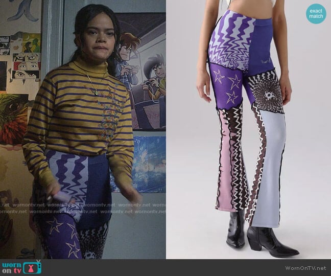 House of Sunny All The Small Things Flare Pant worn by Minnie 'Mouse' Honrada (Malia Pyles) on Pretty Little Liars Original Sin