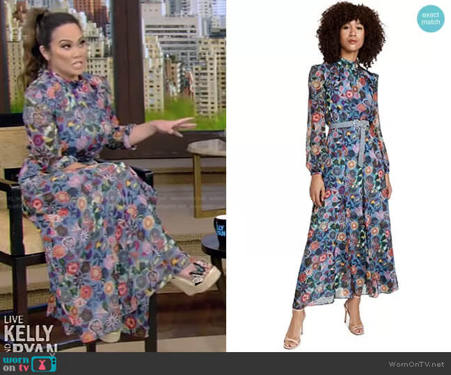 Saloni Jacqui B Dress worn by Dr. Sandra Lee on Live with Kelly and Mark