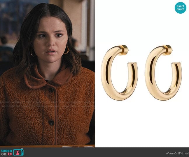 Jennifer Fisher Mini Samira Hoops worn by Mabel Mora (Selena Gomez) on Only Murders in the Building