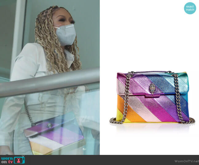 Kurt Geiger London Kensington Large Leather Bag worn by Drew Sidora on The Real Housewives of Atlanta