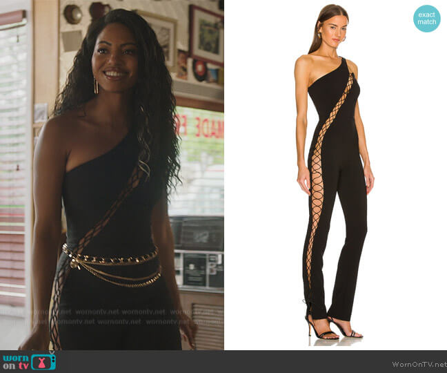 Michael Costello x REVOLVE Essex Jumpsuit worn by (Camille Hyde) on Riverdale