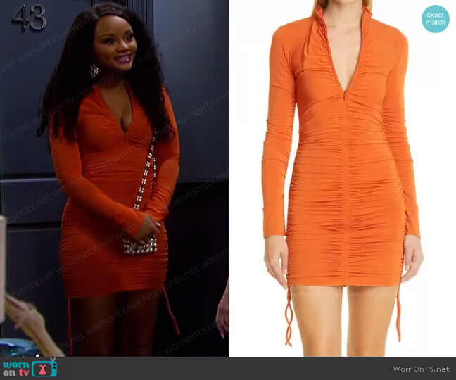 A.L.C. Nolan Dress worn by Chanel Dupree (Raven Bowens) on Days of our Lives