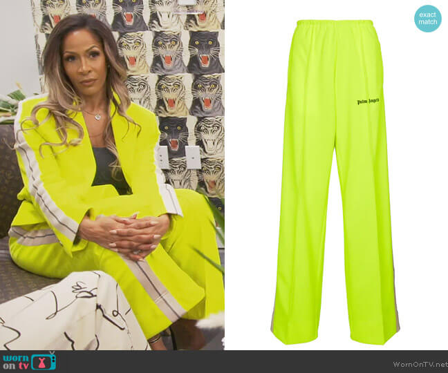 Palm Angeles Wide-leg sweatpants worn by Sheree Whitefield on The Real Housewives of Atlanta