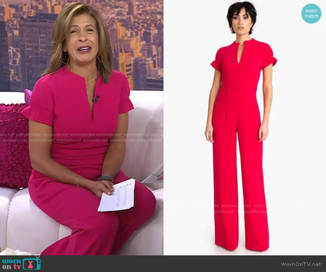 WornOnTV: Hoda’s pink short sleeve jumpsuit on Today | Hoda Kotb ...