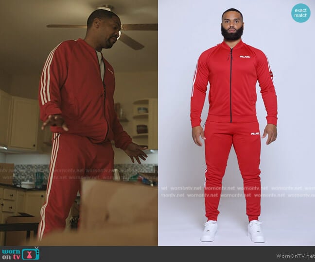 Pillars Club Track Jacket and Pants worn by (Rolando Boyce) on The Chi