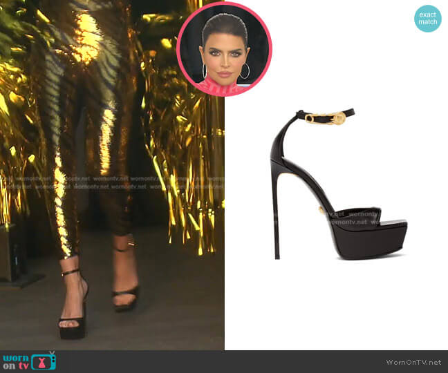 VersacePlatform Sandals worn by Lisa Rinna on The Real Housewives of Beverly Hills