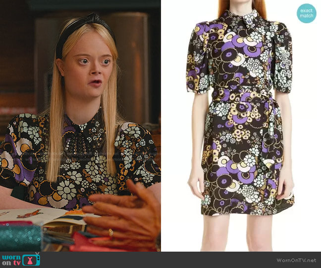 Ted Baker Saskiie Floral Dress worn by Rebecca (Lily D. Moore) on Never Have I Ever