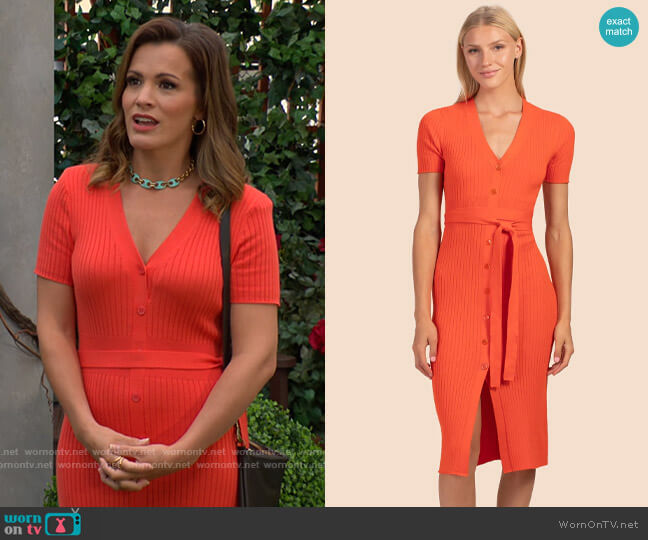 Trina Turk Esmeralda Dress worn by Chelsea Lawson (Melissa Claire Egan) on The Young and the Restless