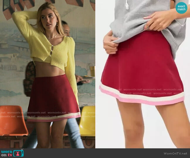 Urban Outfitters Cheer Skirt worn by Kelly Beasley (Mallory Bechtel) on Pretty Little Liars Original Sin