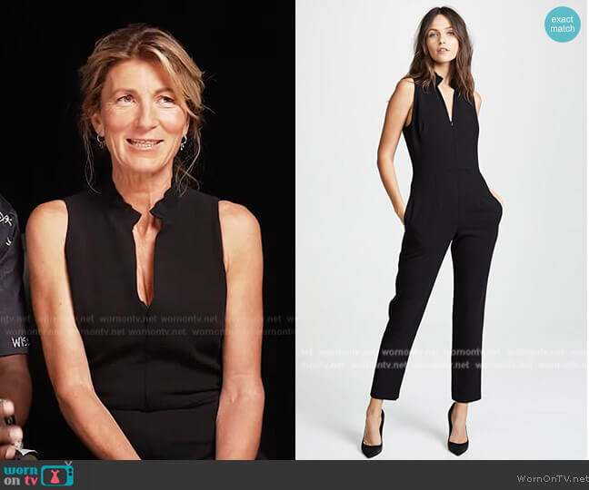 Black Halo Antoinette Jumpsuit worn by Eve Best on Extra