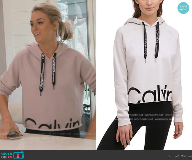 Calvin Klein Hooded Sweatshirt worn by Olivia Flowers on Southern Charm