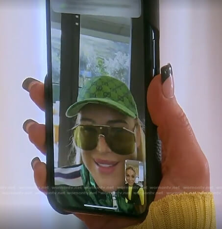 Diana’s green baseball cap on The Real Housewives of Beverly Hills