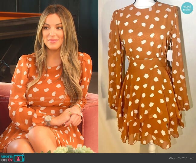 Forever 21 Polka Dot Tiered Dress worn by Alex Halll (Alex Hall) on Selling the OC