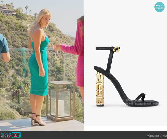 G Cube High Heel Sandals by Givenchy worn by Alexandra Rose (Alexandra Rose) on Selling the OC