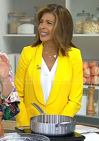 Hoda’s yellow blazer on Today