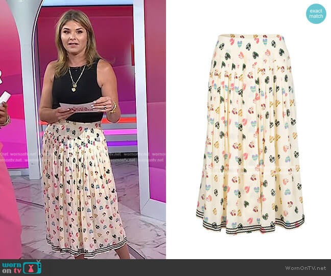 Hofmann Copenhagen Elina Skirt worn by Jenna Bush Hager on Today