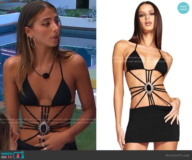 i am gia Frankie Dress worn by Phoebe Siegel on Love Island USA