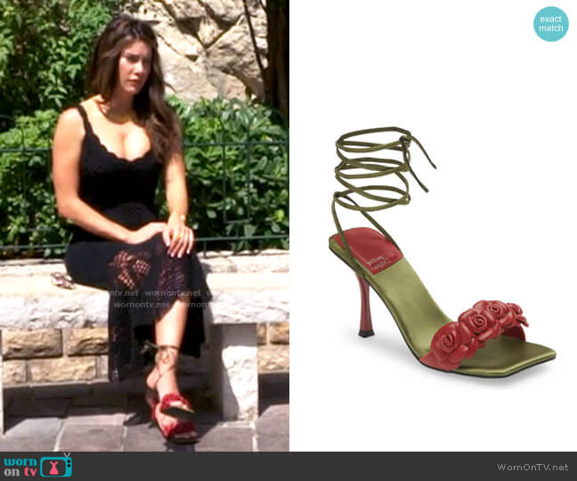 Jeffrey Campbell Rozi Sandals worn by Steffy Forrester (Jacqueline MacInnes Wood) on The Bold and the Beautiful