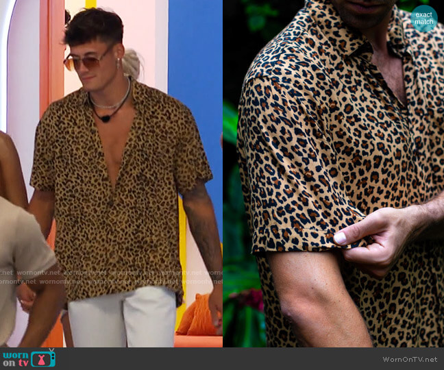 Kenny Flowers The Purradise Shirt worn by Isaiah Campbell on Love Island USA