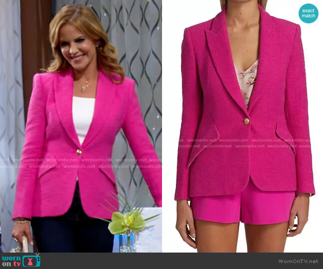 L'Agence Chamberlain Blazer worn by Talia Morgan (Natalie Morales) on The Young and the Restless