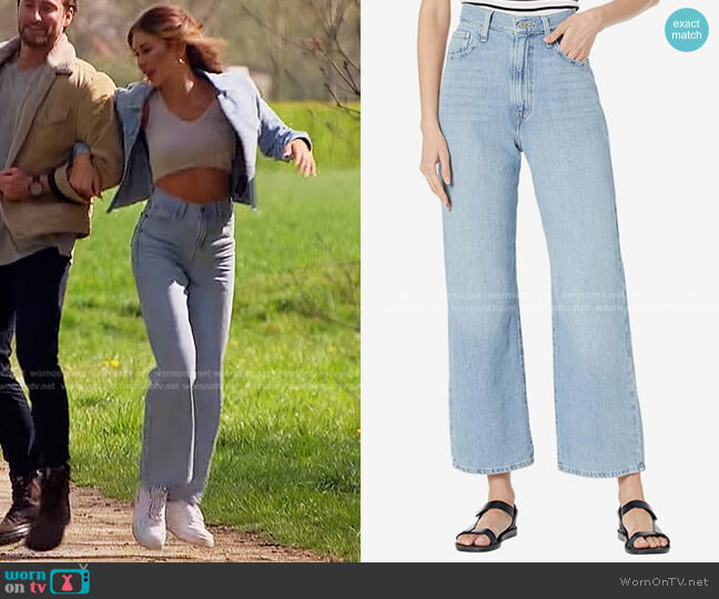 Levi's High-Waisted Straight Jeans worn by Gabriela Windey on The Bachelorette
