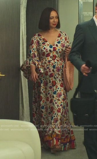 Molly's floral maxi dress on Loot
