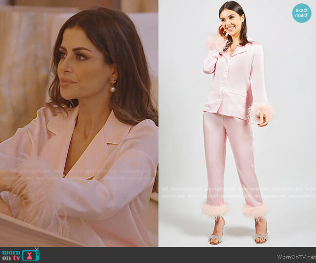 Nadine Merabi Darcie Pajamas worn by Nina Ali (Nina Ali) on The Real Housewives of Dubai