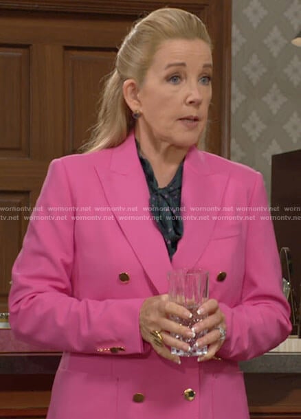 Nikki’s pink suit on The Young and the Restless