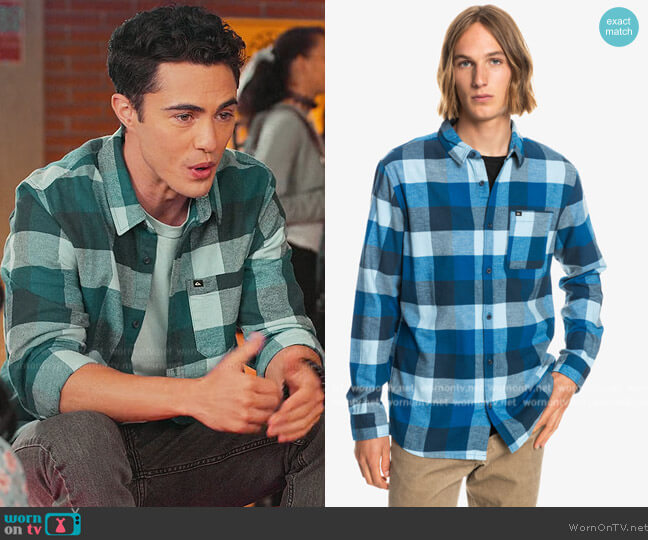 Quiksilver Motherfly Long Sleeve Flannel Shirt