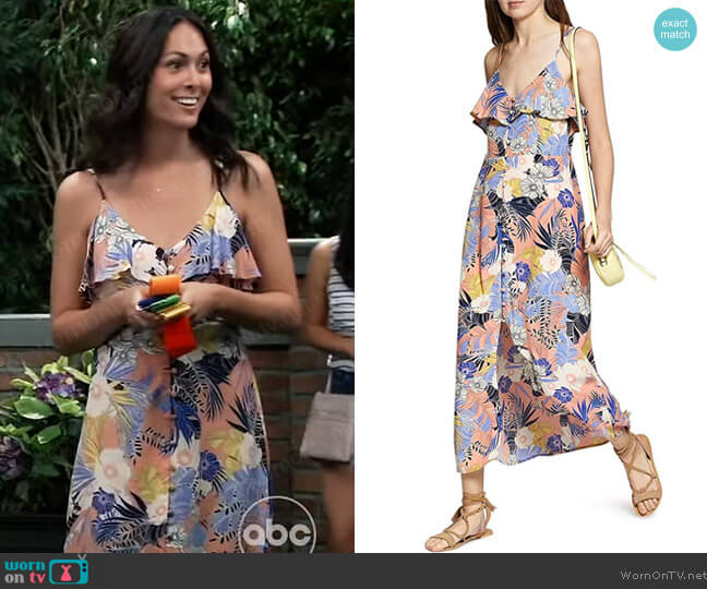 Sanctuary Isabella Maxi Dress worn by Terry Randolph (Cassandra James) on General Hospital