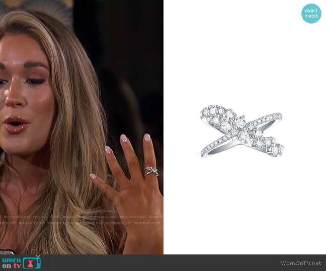 Smiling Rocks Drizzle 1.20ct Lab Grown Diamond Ring worn by Rachel Recchia on The Bachelorette