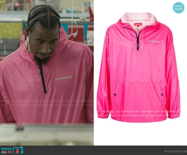 Packable Ripstop Pullover Windbreaker by Supreme worn by (Iman Shumpert) on The Chi
