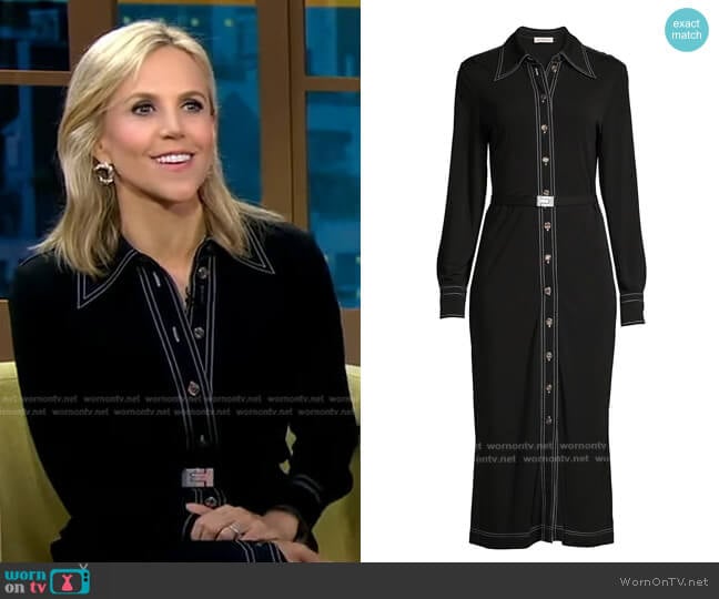 Tory Burch Jersey Knit Polo Dress worn by Tory Burch on Good Morning America