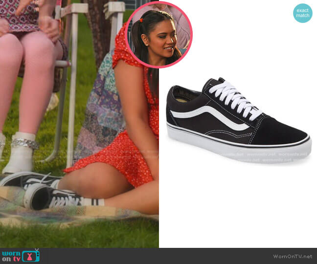 Vans Classic Old Skool Sneakers worn by Haley Garcia (Alex Felix) on Never Have I Ever