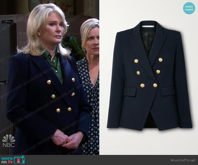 Veronica Beard Miller Dickey Jacket worn by Marlena Evans (Deidre Hall) on Days of our Lives