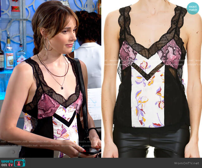 Zadig & Voltaire Chou Top worn by Tessa Porter (Cait Fairbanks) on The Young and the Restless