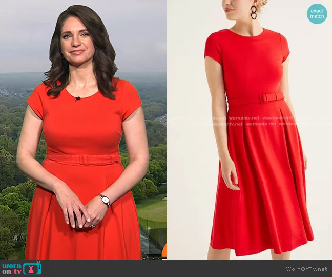 WornOnTV: Maria Larosa’s red belted dress on Today | Maria Larosa ...