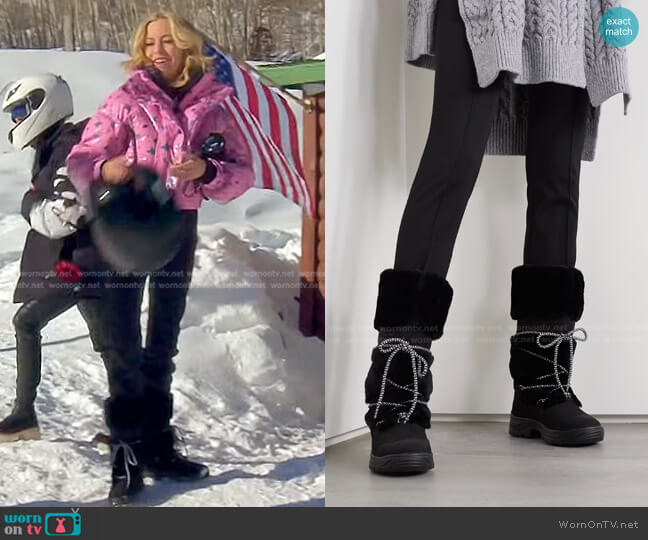 Bogner Alta Badia Snow Boots worn by Sutton Stracke on The Real Housewives of Beverly Hills