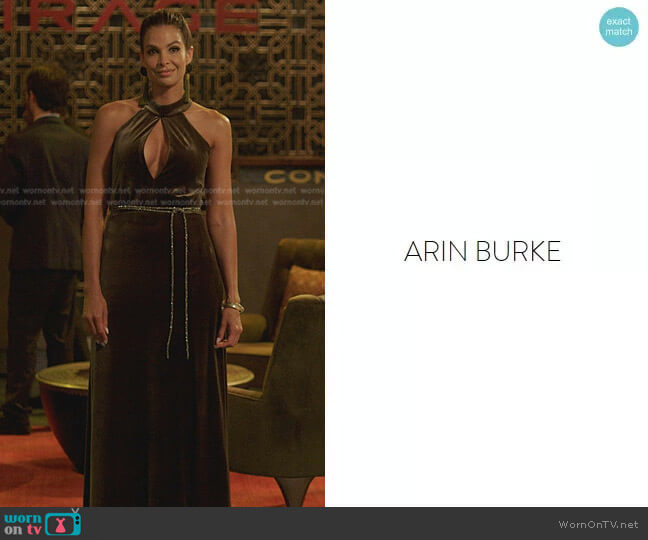 costume designer Arin Burke Custom designed worn by Nina (Felisha Terrell) on Dynasty