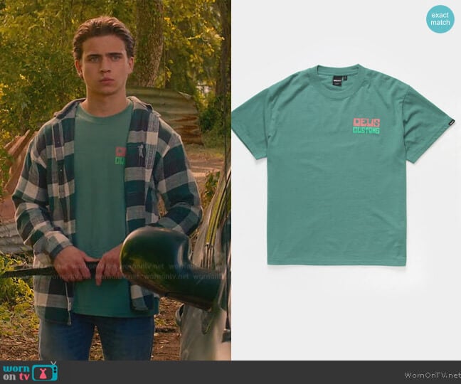 Ton Mens T-Shirt by Deus Ex Machina worn by Robby Keene (Tanner Buchanan) on Cobra Kai