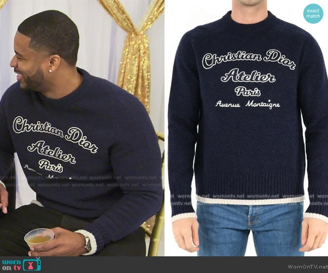 Dior Homme Homme Atelier Knit Sweater worn by Ralph Pitman on The Real Housewives of Atlanta