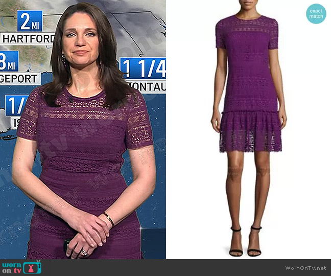 WornOnTV: Maria’s purple lace dress on Today | Maria Larosa | Clothes ...