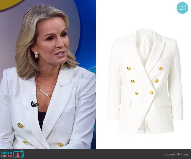 Empire Blazer by Veronica Beard worn by Dr. Jennifer Ashton on Good Morning America