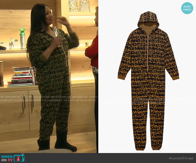 Savage Fenty Forever Savage Onesie worn by Garcelle Beauvais on The Real Housewives of Beverly Hills